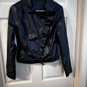 Faux leather jacket